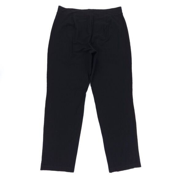NEW Eileen Fisher System Washable Stretch Crepe Ankle Pant Black Quiet Luxury - Picture 5 of 7